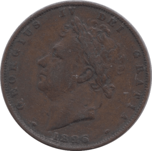 1826 FARTHING ( GF ) - Farthing - Cambridgeshire Coins