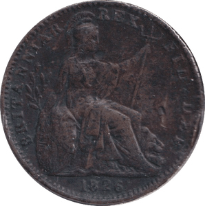 1826 FARTHING ( GF ) - FARTHING - Cambridgeshire Coins