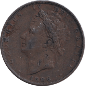 1826 FARTHING ( GF ) - FARTHING - Cambridgeshire Coins