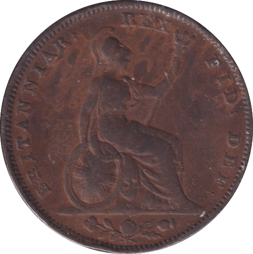 1826 FARTHING (GF) - FARTHING - Cambridgeshire Coins
