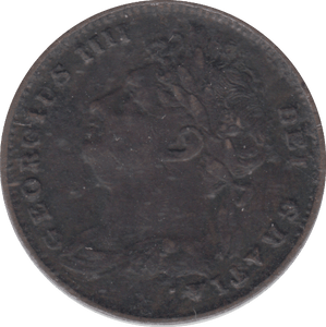 1826 FARTHING ( GVF ) - FARTHING - Cambridgeshire Coins