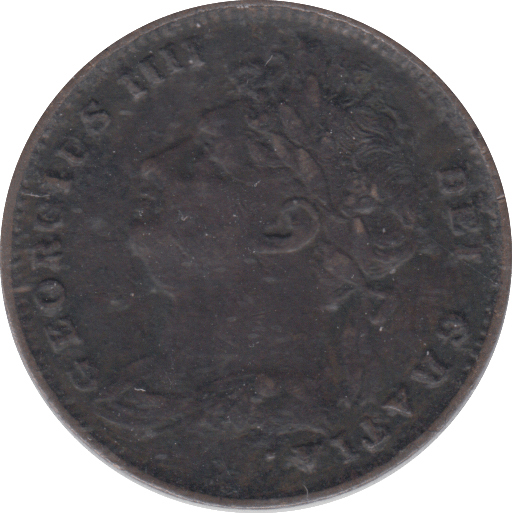 1826 FARTHING ( GVF ) - FARTHING - Cambridgeshire Coins