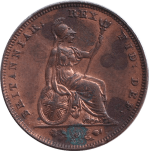 1826 FARTHING ( GVF ) - FARTHING - Cambridgeshire Coins