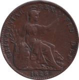 1826 FARTHING ( GVF ) - FARTHING - Cambridgeshire Coins