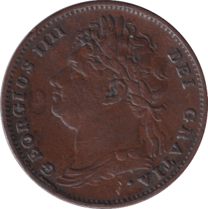 1826 FARTHING ( GVF ) - FARTHING - Cambridgeshire Coins