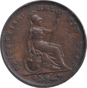 1826 FARTHING ( GVF ) - FARTHING - Cambridgeshire Coins