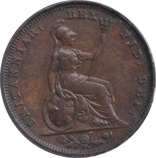 1826 FARTHING ( GVF ) - FARTHING - Cambridgeshire Coins