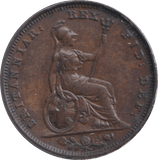 1826 FARTHING ( GVF ) - FARTHING - Cambridgeshire Coins