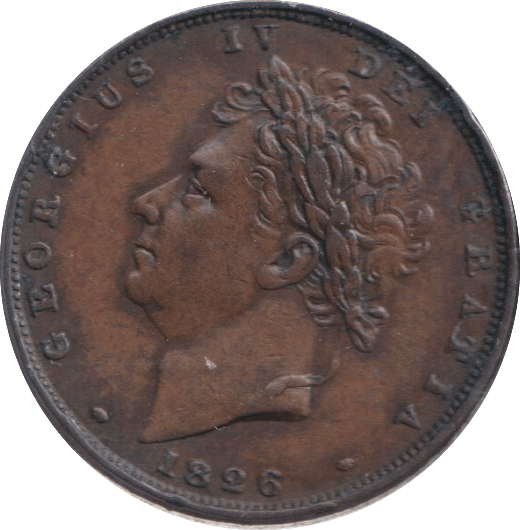 1826 FARTHING ( GVF ) - FARTHING - Cambridgeshire Coins