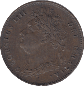 1826 FARTHING ( GVF ) - FARTHING - Cambridgeshire Coins