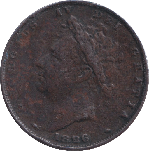1826 FARTHING ( VF ) - FARTHING - Cambridgeshire Coins