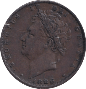 1826 FARTHING ( VF ) - FARTHING - Cambridgeshire Coins
