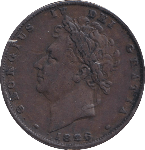 1826 FARTHING ( VF ) - FARTHING - Cambridgeshire Coins