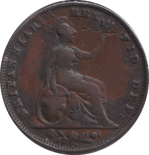 1826 FARTHING ( VF ) - FARTHING - Cambridgeshire Coins