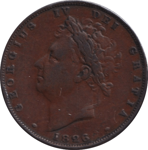 1826 FARTHING ( VF ) - FARTHING - Cambridgeshire Coins