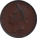1826 FARTHING ( VF ) - FARTHING - Cambridgeshire Coins