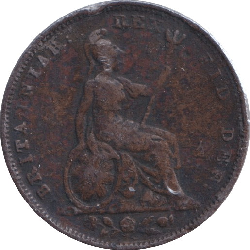1826 FARTHING ( VF ) - FARTHING - Cambridgeshire Coins