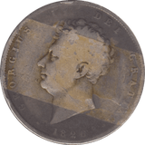 1826 HALFCROWN ( FINE ) - HALFCROWN - Cambridgeshire Coins