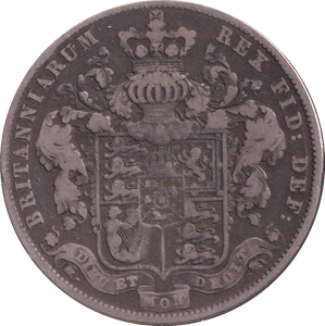 1826 HALFCROWN ( FINE ) - Halfcrown - Cambridgeshire Coins