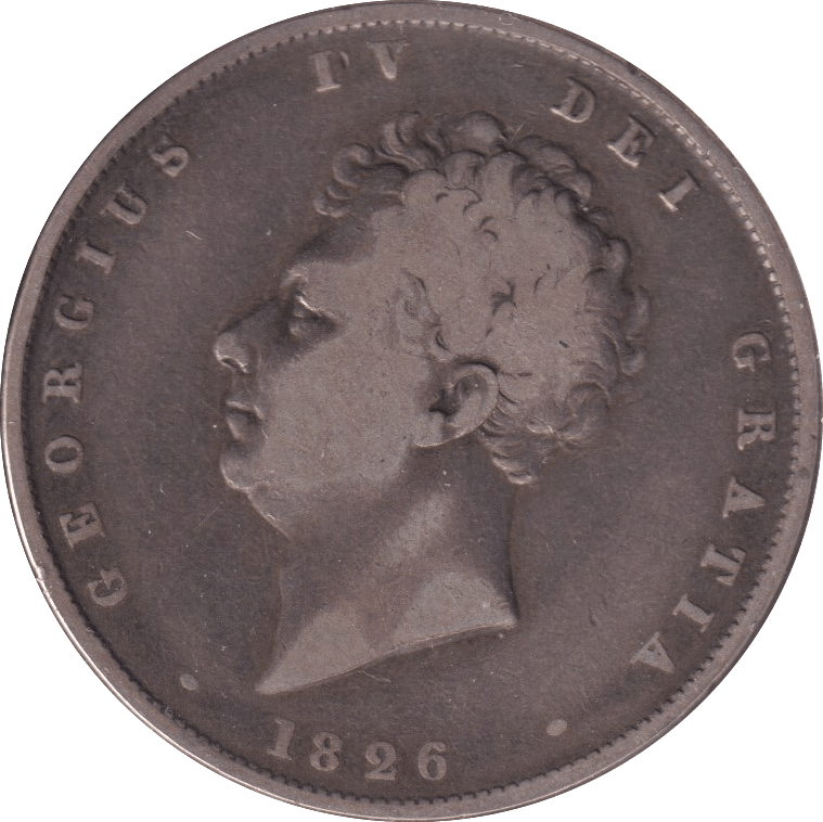 1826 HALFCROWN ( FINE ) - Halfcrown - Cambridgeshire Coins
