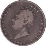 1826 HALFCROWN ( FINE ) - Halfcrown - Cambridgeshire Coins