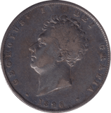 1826 HALFCROWN ( GF ) - HALFCROWN - Cambridgeshire Coins