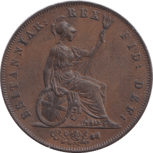1826 HALFPENNY ( AUNC ) - HALFPENNY - Cambridgeshire Coins