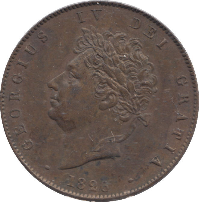 1826 HALFPENNY ( EF ) - HALFPENNY - Cambridgeshire Coins