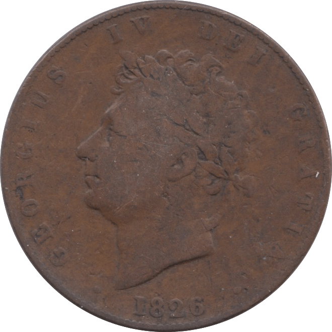 1826 HALFPENNY ( FAIR ) - Halfpenny - Cambridgeshire Coins