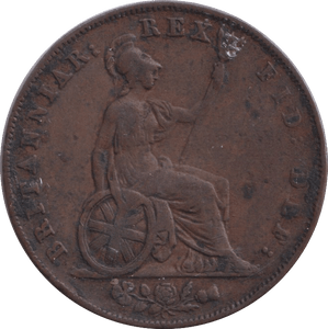 1826 HALFPENNY ( FINE ) - HALFPENNY - Cambridgeshire Coins