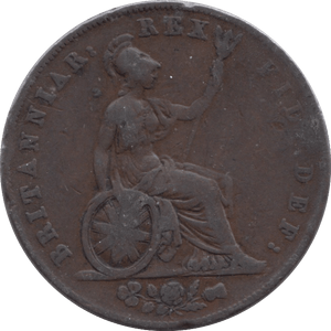 1826 HALFPENNY ( FINE ) - Halfpenny - Cambridgeshire Coins