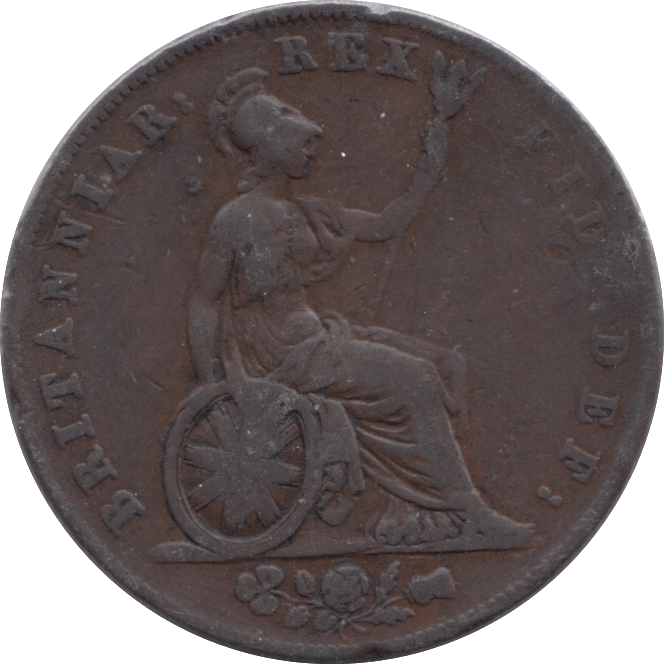 1826 HALFPENNY ( FINE ) - Halfpenny - Cambridgeshire Coins