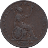 1826 HALFPENNY ( FINE ) - Halfpenny - Cambridgeshire Coins
