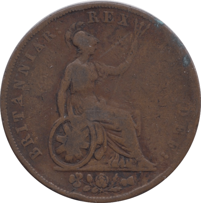 1826 HALFPENNY ( FINE ) - Halfpenny - Cambridgeshire Coins