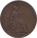 1826 HALFPENNY ( FINE ) - Halfpenny - Cambridgeshire Coins