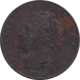 1826 HALFPENNY ( FINE ) - HALFPENNY - Cambridgeshire Coins