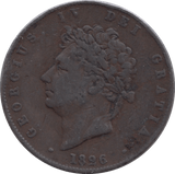 1826 HALFPENNY ( FINE ) - Halfpenny - Cambridgeshire Coins