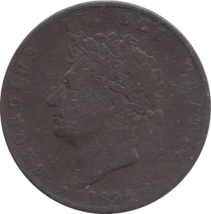 1826 HALFPENNY ( FINE ) - HALFPENNY - Cambridgeshire Coins