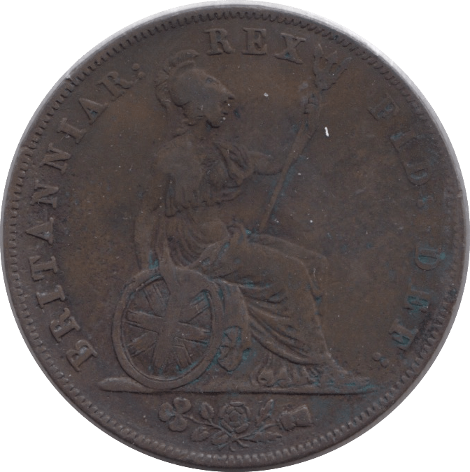 1826 HALFPENNY ( FINE ) - Halfpenny - Cambridgeshire Coins