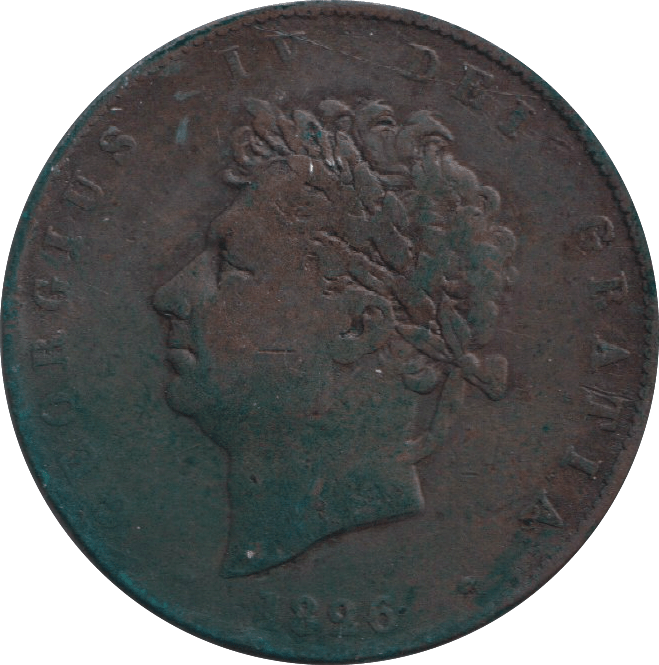 1826 HALFPENNY ( NF ) - HALFPENNY - Cambridgeshire Coins