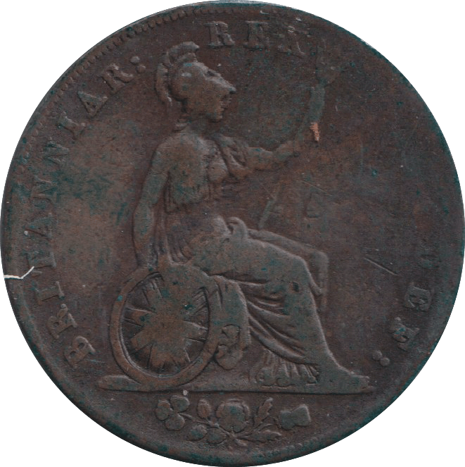 1826 HALFPENNY ( NF ) - HALFPENNY - Cambridgeshire Coins