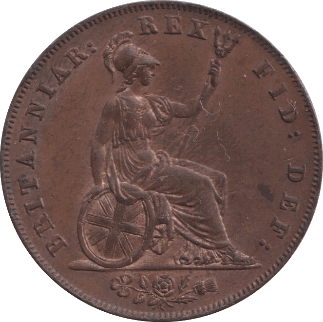 1826 HALFPENNY ( UNC ) - HALFPENNY - Cambridgeshire Coins