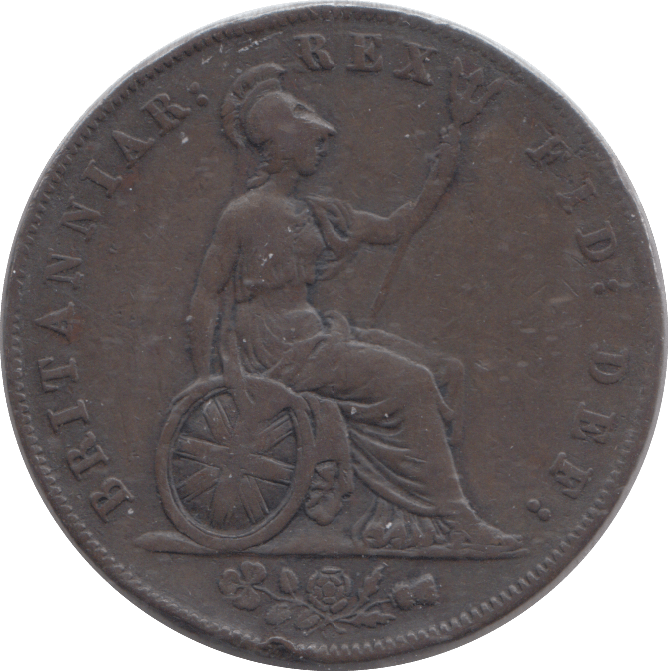 1826 HALFPENNY ( VF ) - HALFPENNY - Cambridgeshire Coins