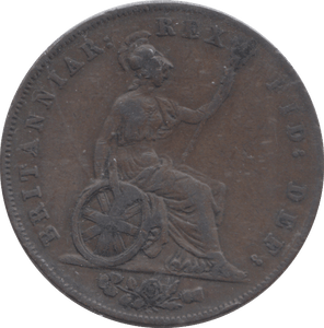 1826 HALFPENNY ( VF ) - HALFPENNY - Cambridgeshire Coins