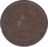 1826 ITALY FIVE CENTESIMI - WORLD COINS - Cambridgeshire Coins