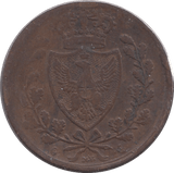 1826 ITALY FIVE CENTESIMI - WORLD COINS - Cambridgeshire Coins