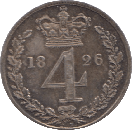 1826 MAUNDY FOURPENCE ( UNC ) - MAUNDY FOURPENCE - Cambridgeshire Coins