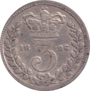 1826 MAUNDY THREEPENCE ( VF ) - MAUNDY THREEPENCE - Cambridgeshire Coins