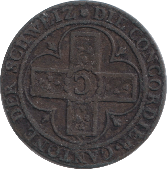 1826 ONE BATZ - WORLD COINS - Cambridgeshire Coins