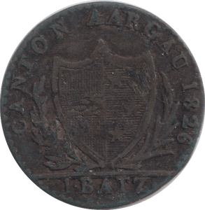 1826 ONE BATZ - WORLD COINS - Cambridgeshire Coins